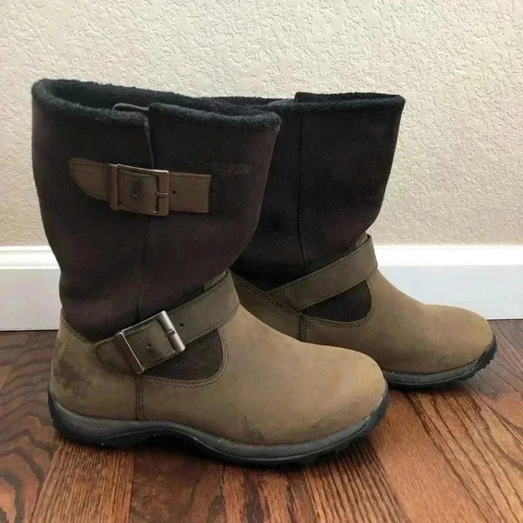 Baffin Danka Women’s Bell-W009 Boots Size 6 Chocolate Color $199 Buckle - Picture 16 of 16